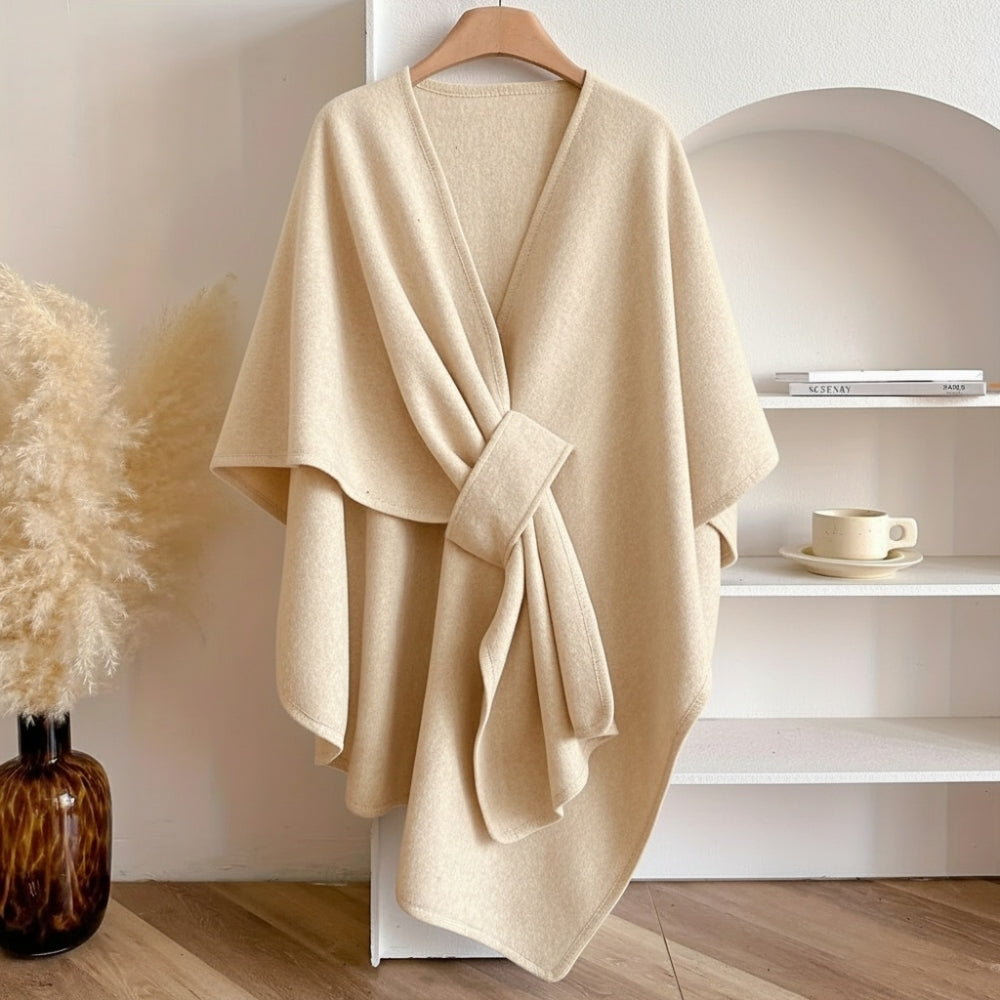 Solace Knitted Cape Shawl