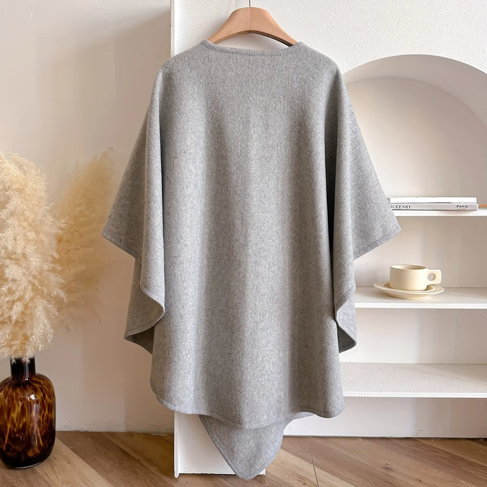 Solace Knitted Cape Shawl